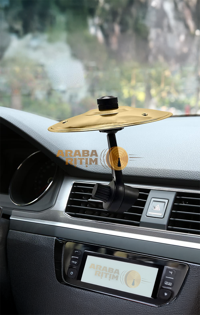 ArabaRitim™ - Mini Araba Davul Zil | Klipsli Araç Havalandırma Dekoru